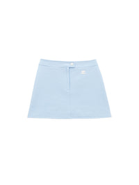 Jupe Réédition mini en vinyle - Bleu Clair Pastel