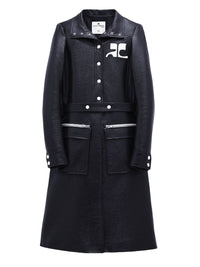 Manteau iconique en vinyle - Night Blue