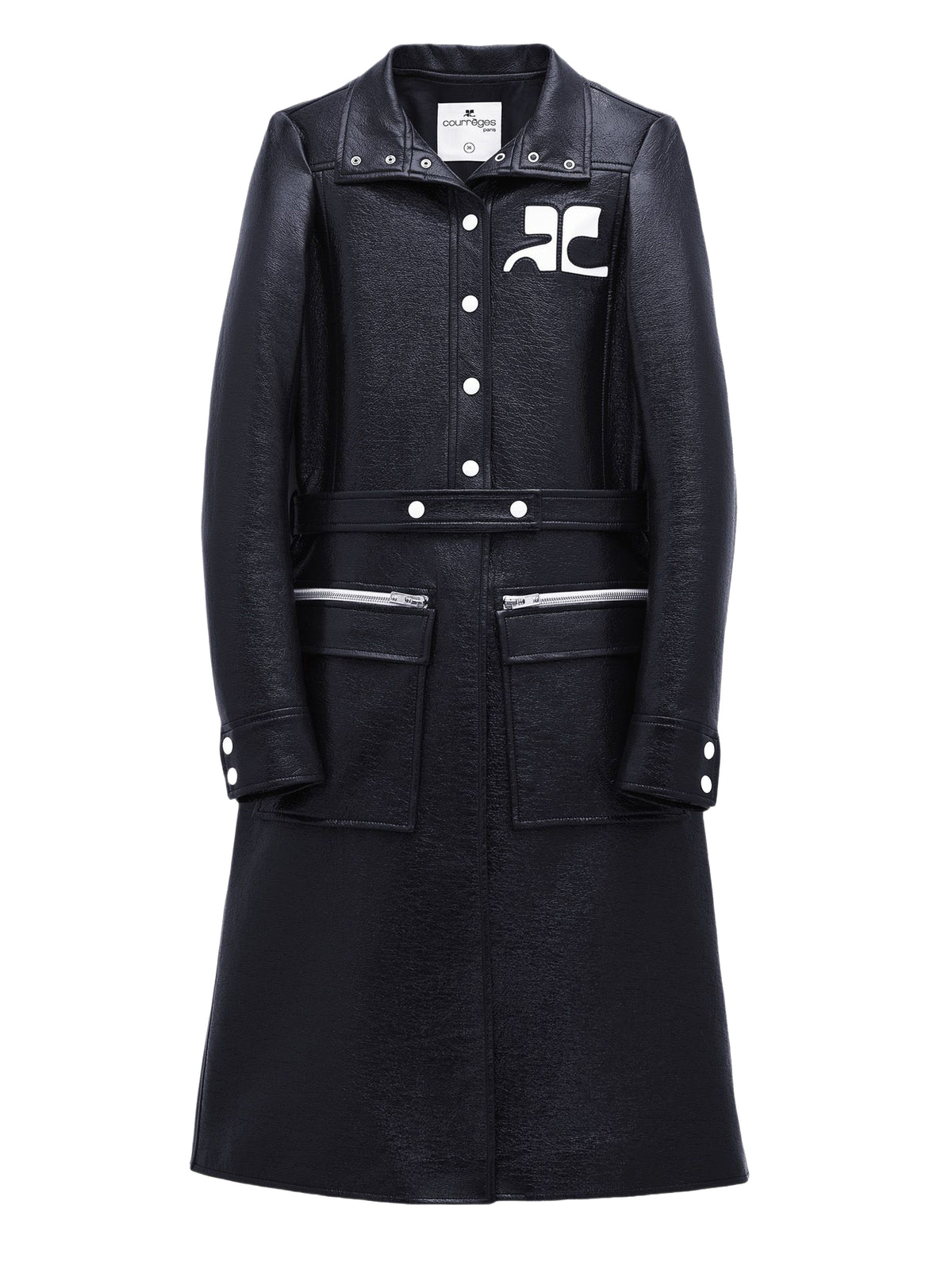 Manteau iconique en vinyle - Night Blue