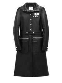 Manteau iconique en vinyle - Black