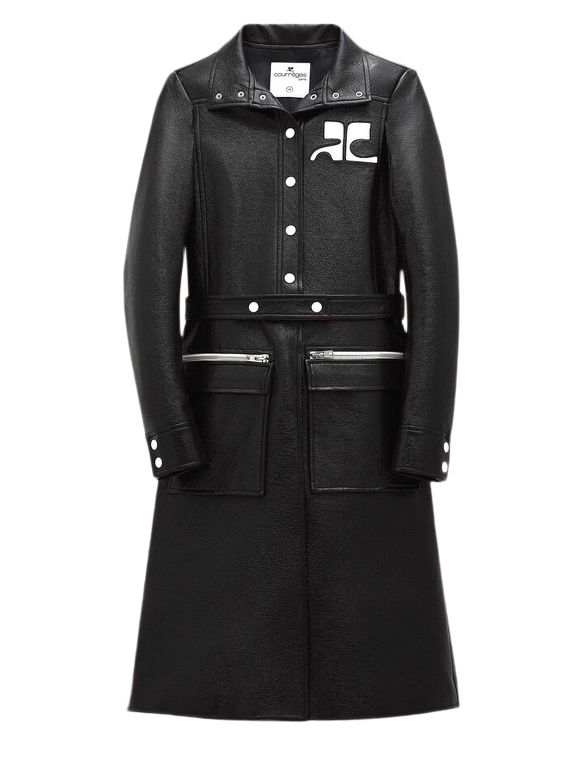 Manteau iconique en vinyle - Black