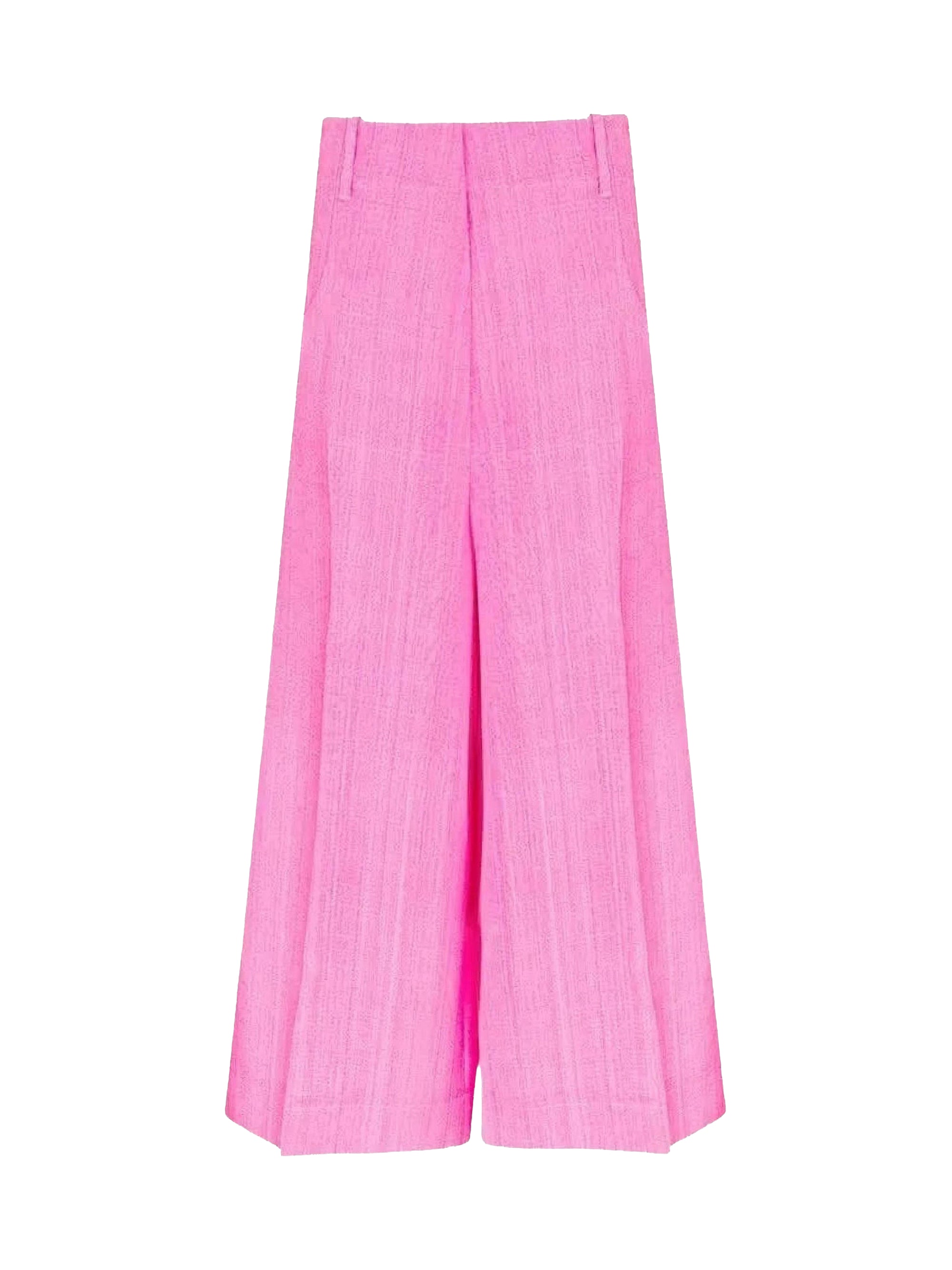 Jupe culotte évasée en soie mélangée - Pink