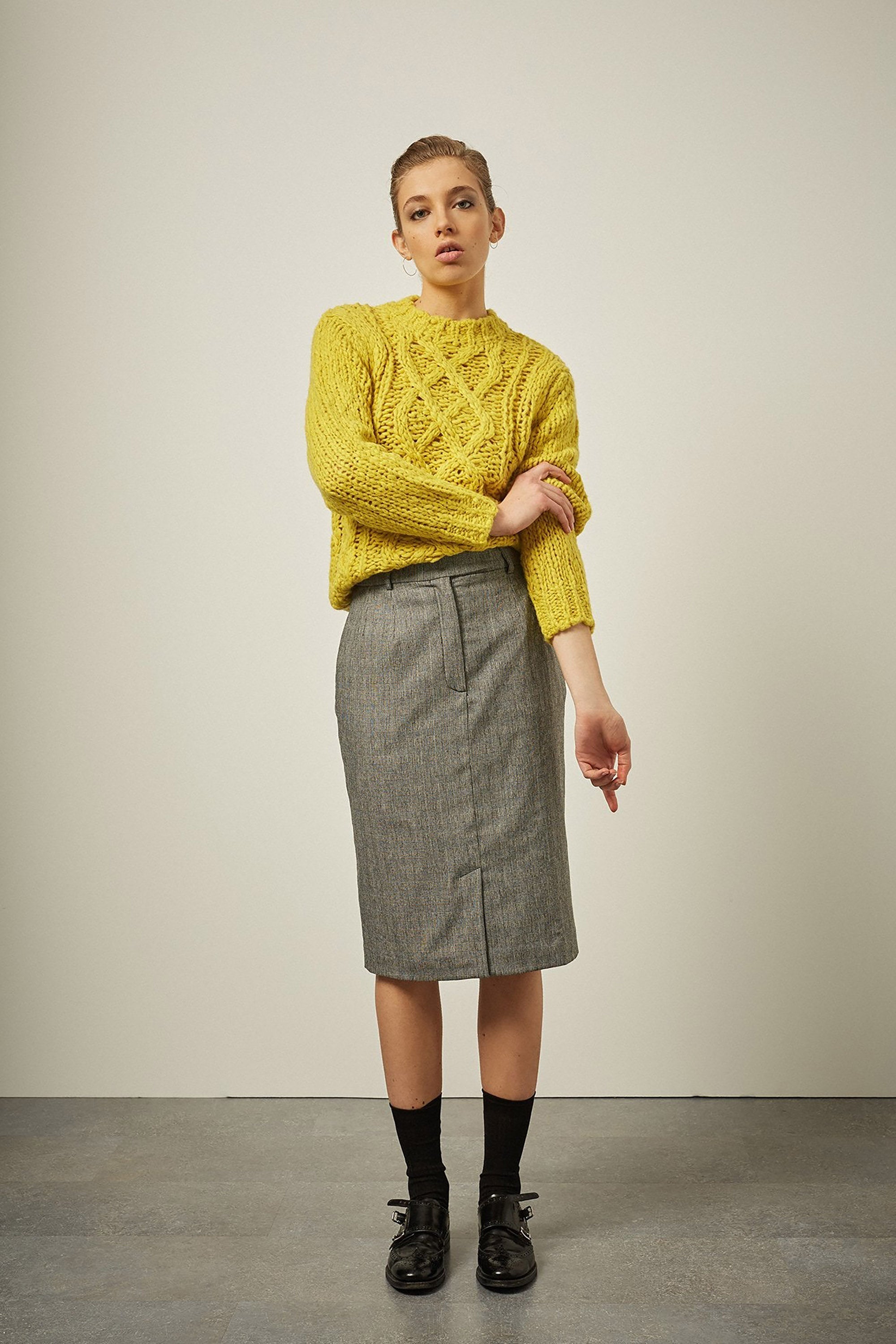 GRIS JUPE EVELYNE