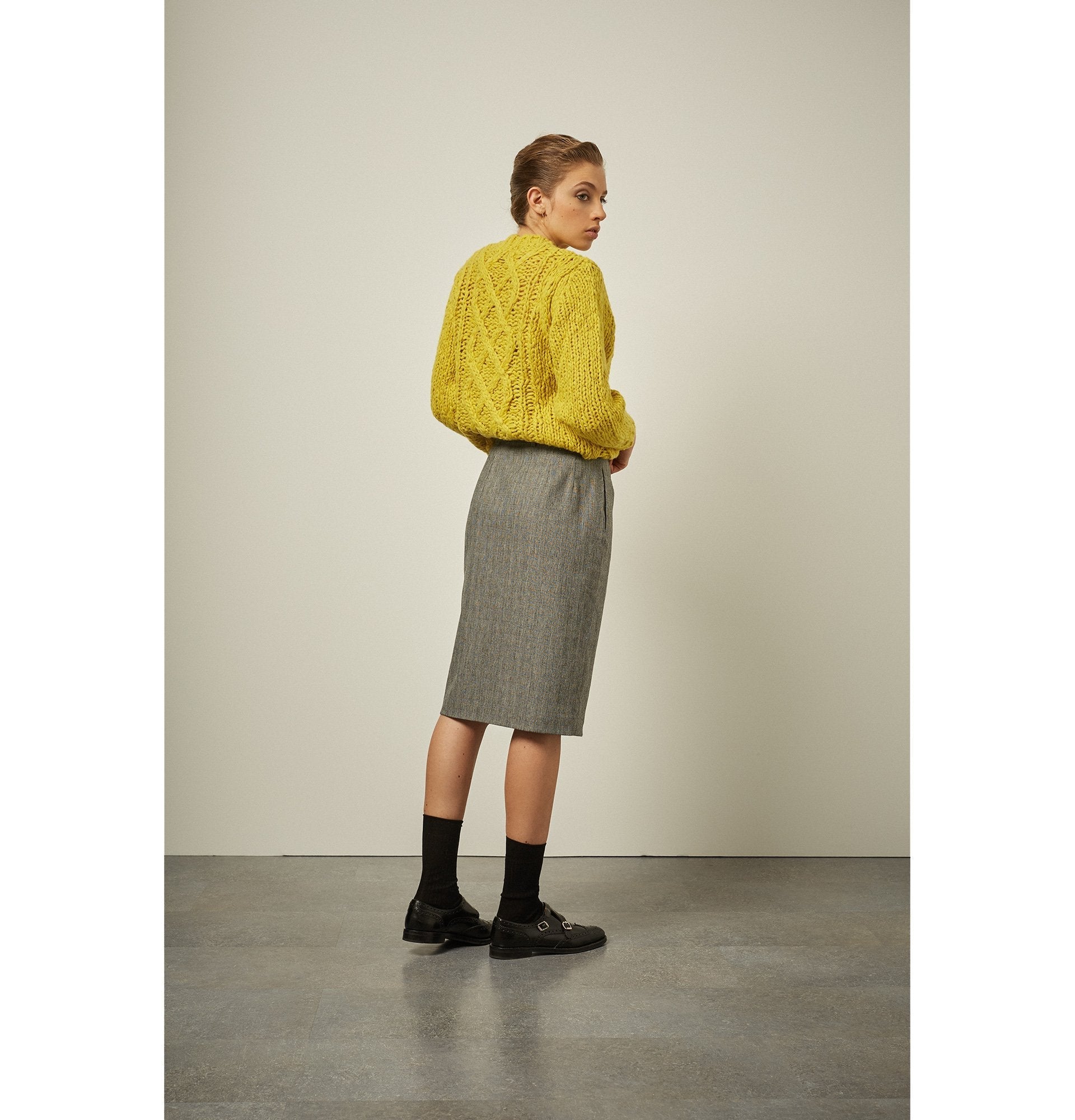 GRIS JUPE EVELYNE