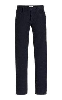 Anthony Five Pocket Pant en blanc organic coton denim
