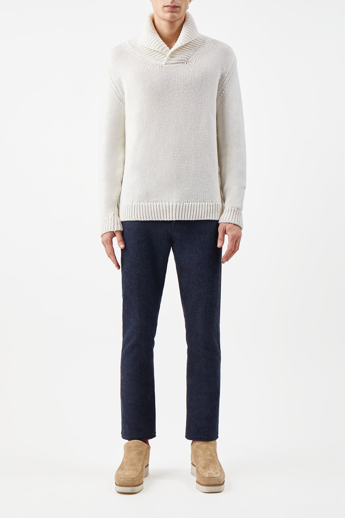 White / Pantalon à cinq poches Anthony - White