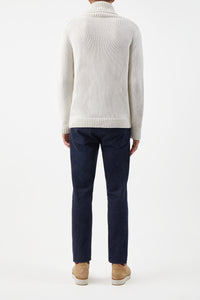 White / Pantalon à cinq poches Anthony - White