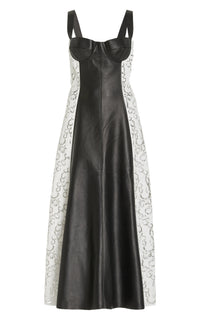 Black / Robe Abami en cuir - Black