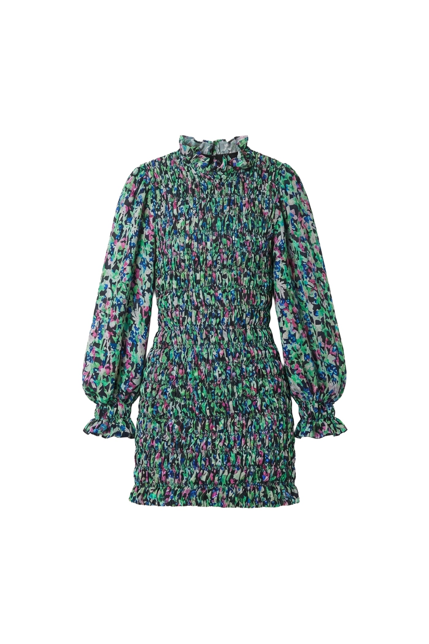 Robe courte Sienna Monaco en soie - Vert