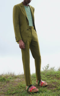 Irving Jacket en citrine chiné lightweight tailoring