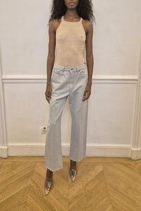 Relaxed Curved Leg Jean - Light Azul