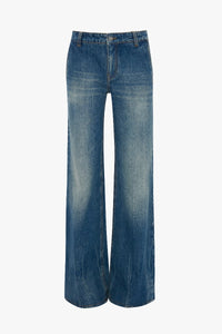 Low Waist Straight Leg Jean - Vintage Indigo