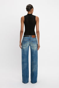 Low Waist Straight Leg Jean - Vintage Indigo