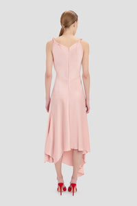 Posy Midi Dress - Dusty Pink