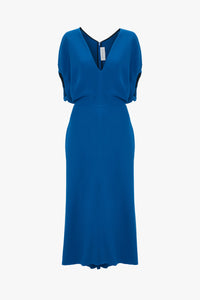 Edith Midi Dress - Sapphire Blue