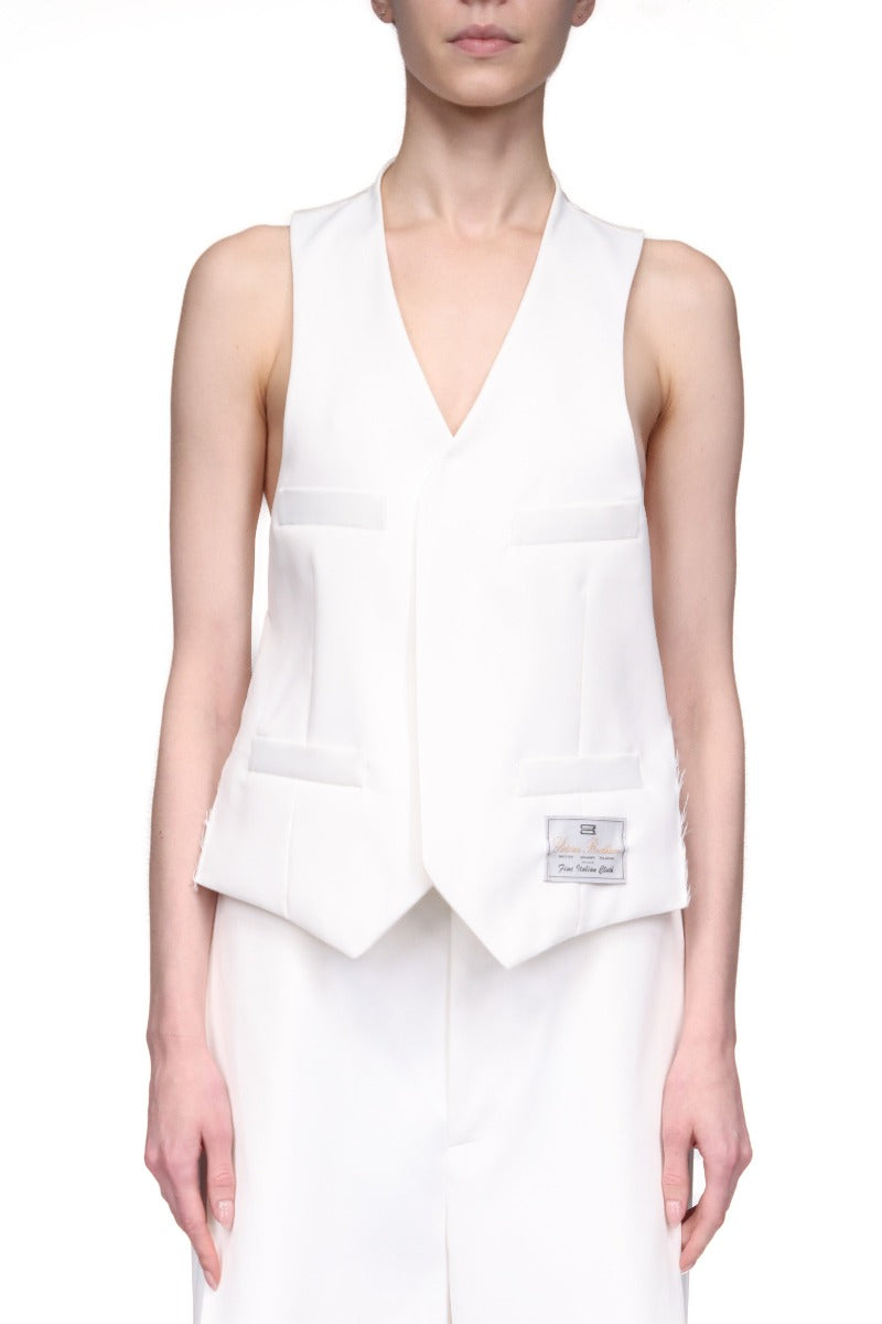 Tailored Waistcoat - Ivory