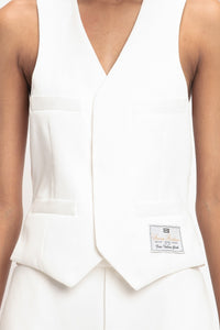 Tailored Waistcoat - Ivory