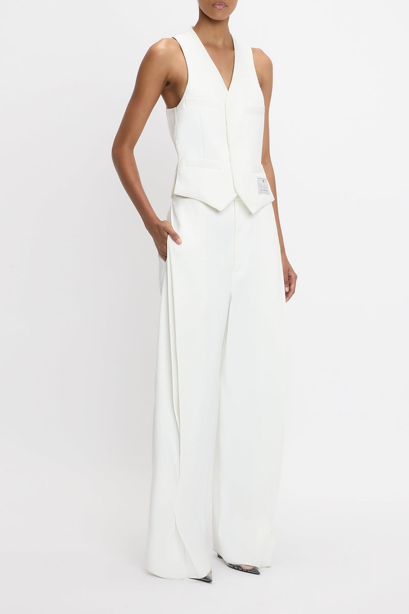Tailored Waistcoat - Ivory