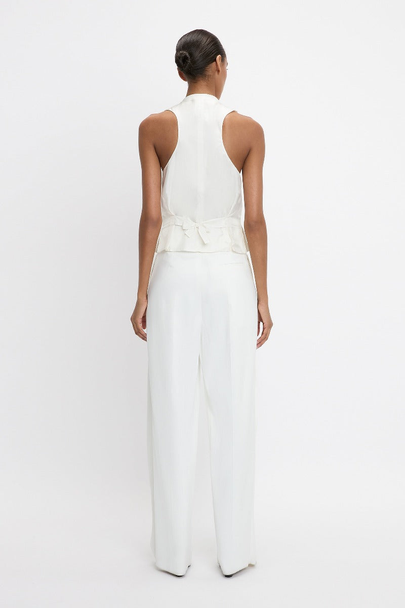 Tailored Waistcoat - Ivory