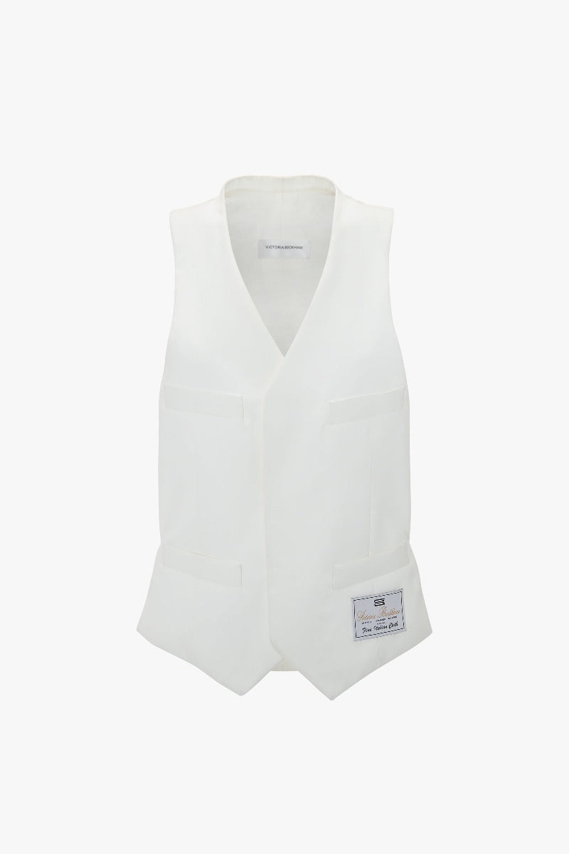 Tailored Waistcoat - Ivory