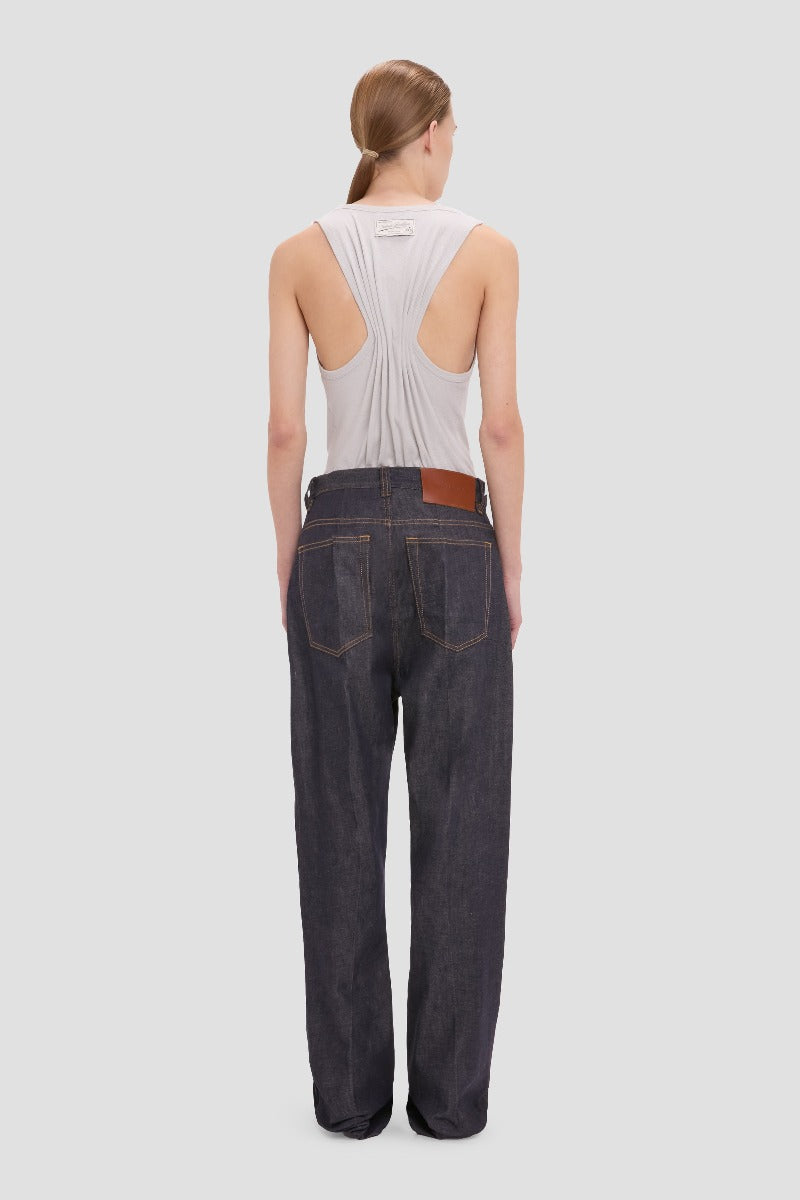 Split Detail Tank Top - Magnesium