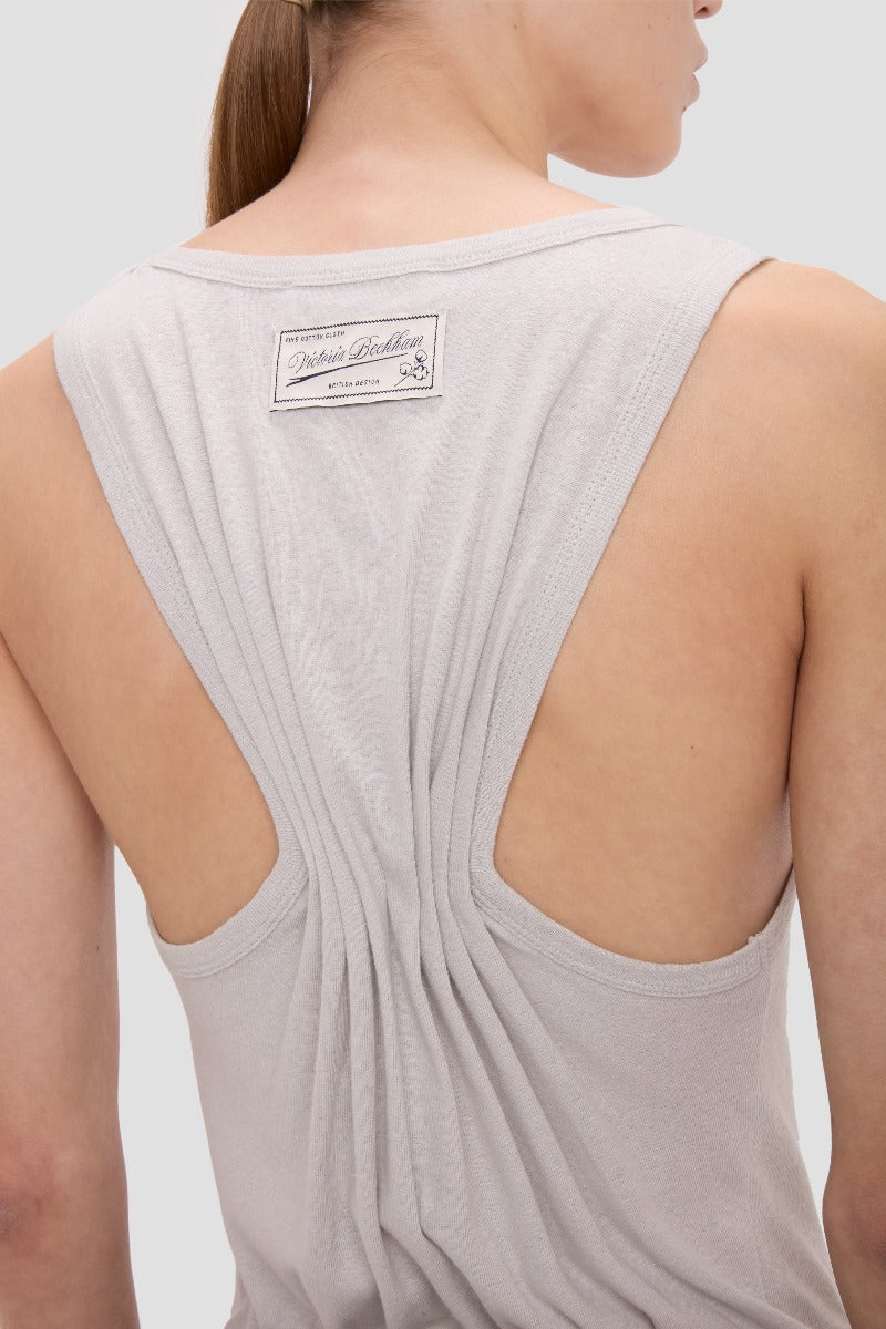 Split Detail Tank Top - Magnesium