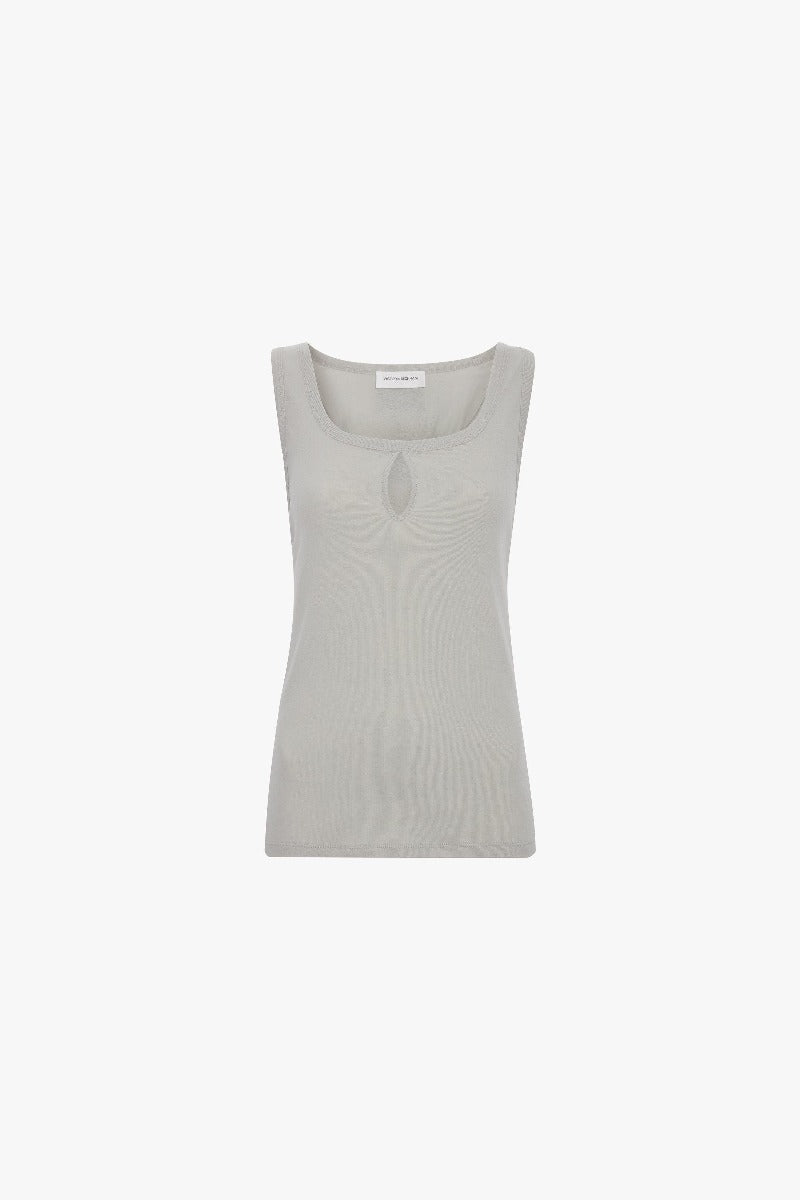 Split Detail Tank Top - Magnesium
