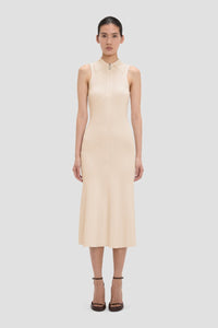 Mira Midi Dress - Sandstone