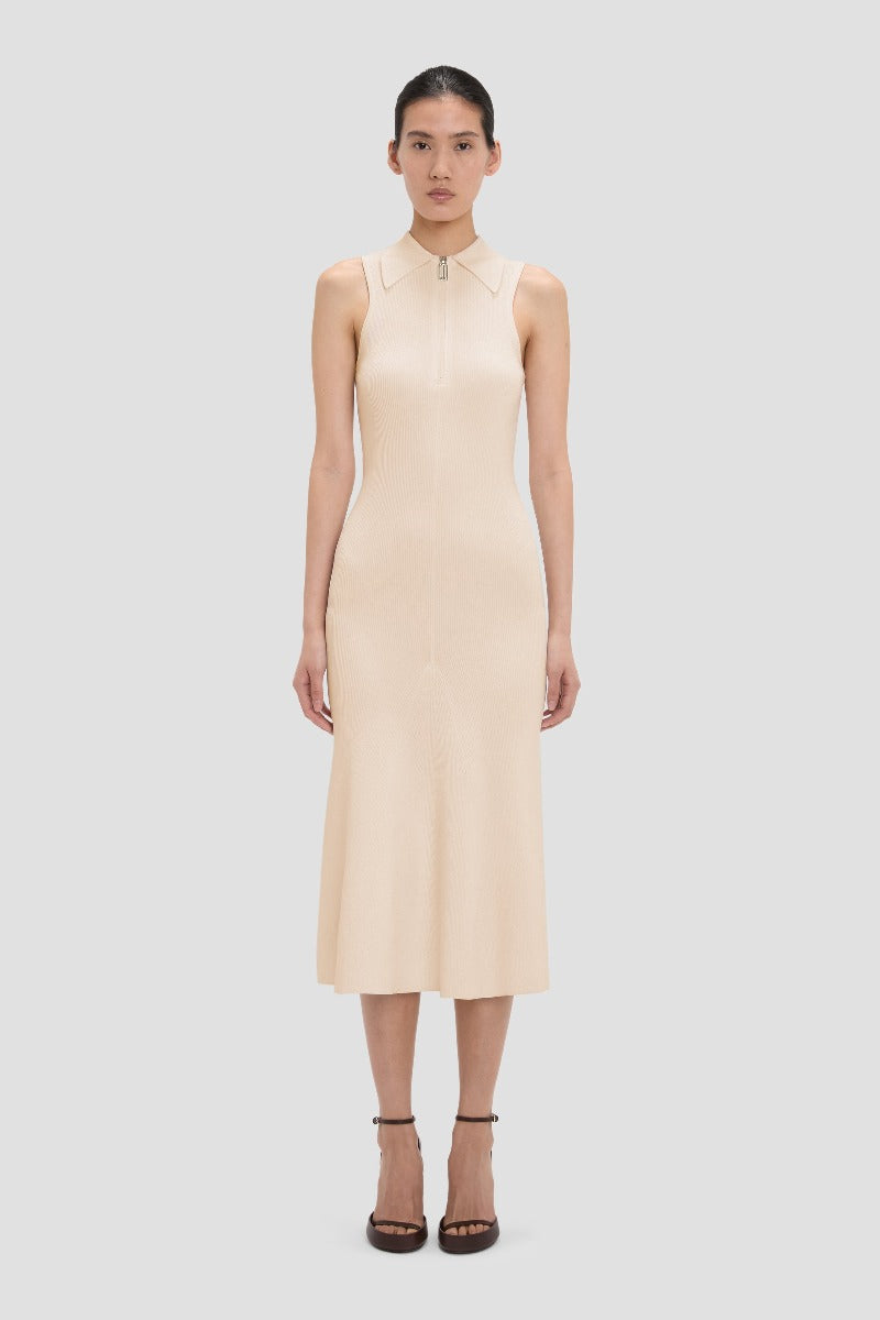 Mira Midi Dress - Sandstone