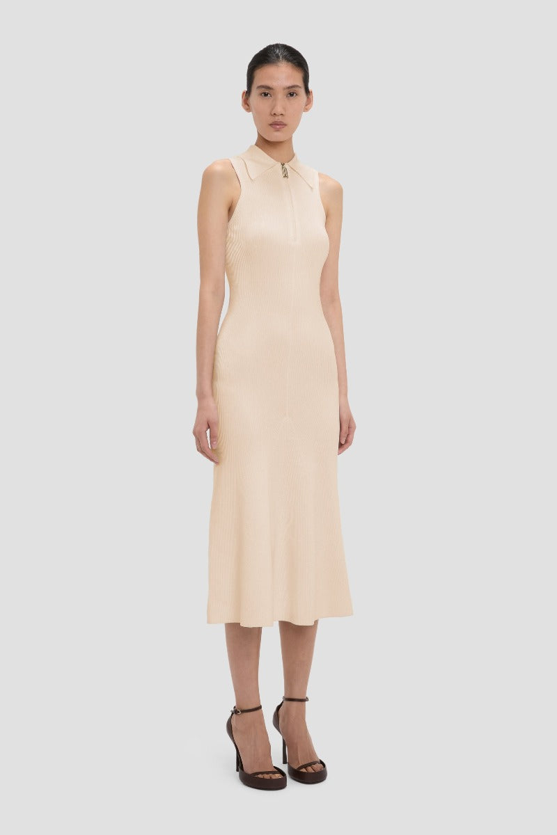 Mira Midi Dress - Sandstone