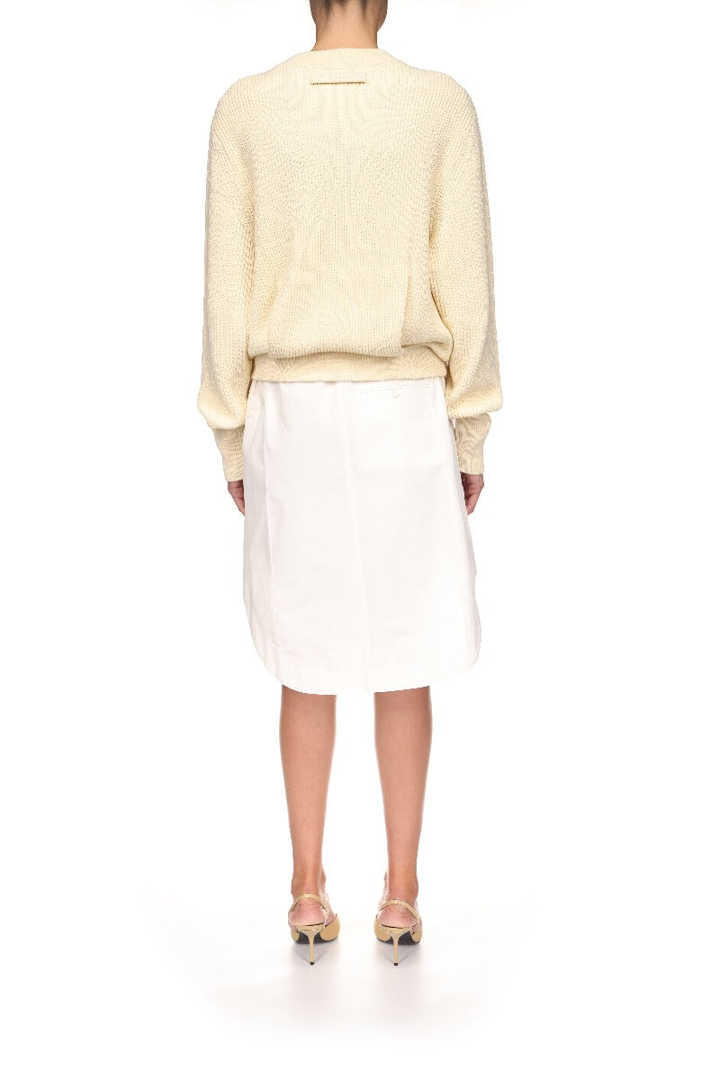 Relaxed Fit Jumper - Ivory