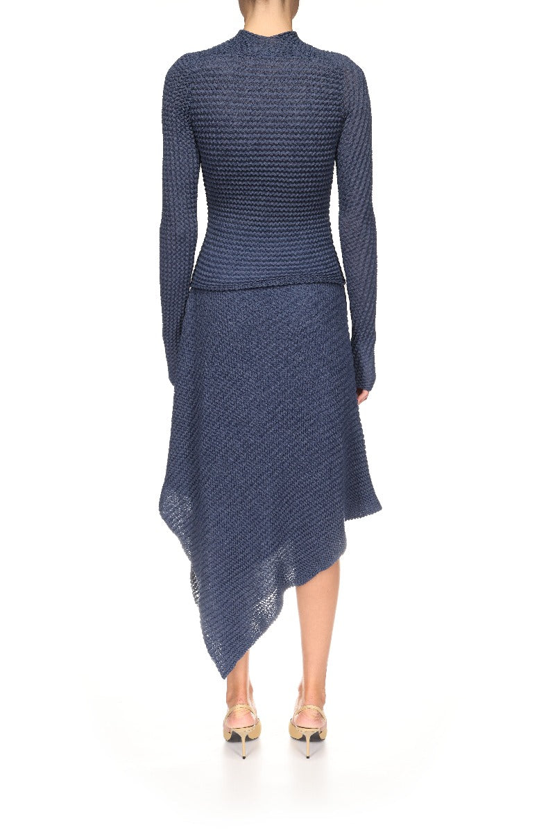 Cropped Long Sleeve Top - Eclipse