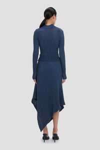 Cropped Long Sleeve Top - Eclipse