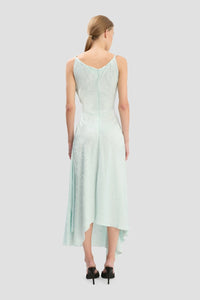 Posy Midi Dress - Aquamarine