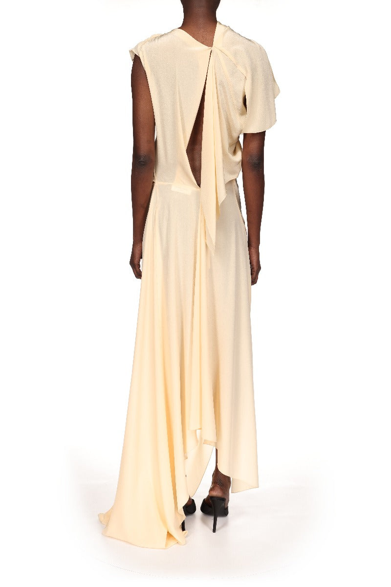 Smocked Sleeveless Dress - Sandstone
