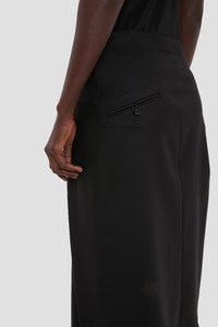 Asymmetric Tailored Skirt - Black