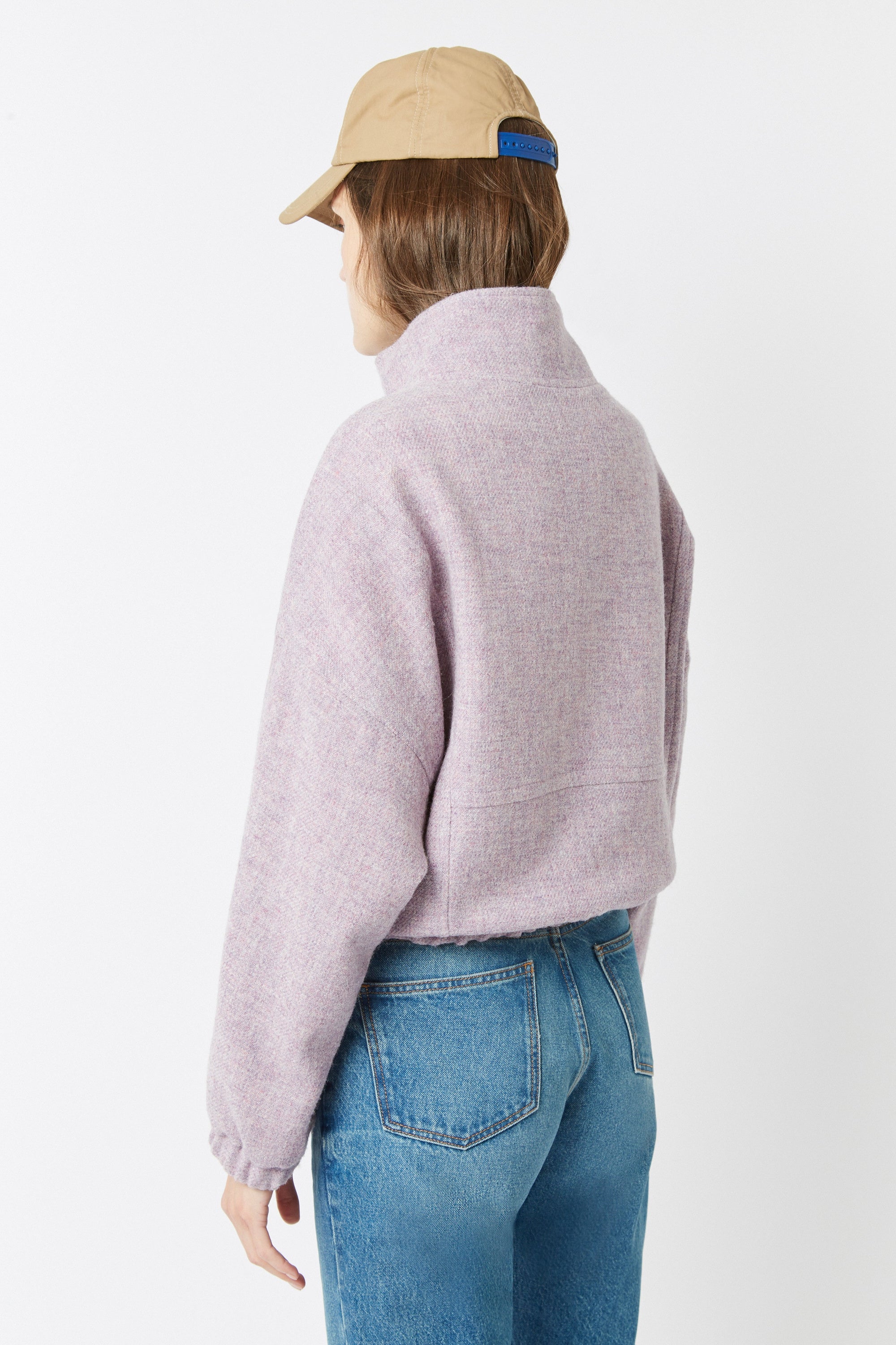 Veste Antoine Princess en laine - Lilas