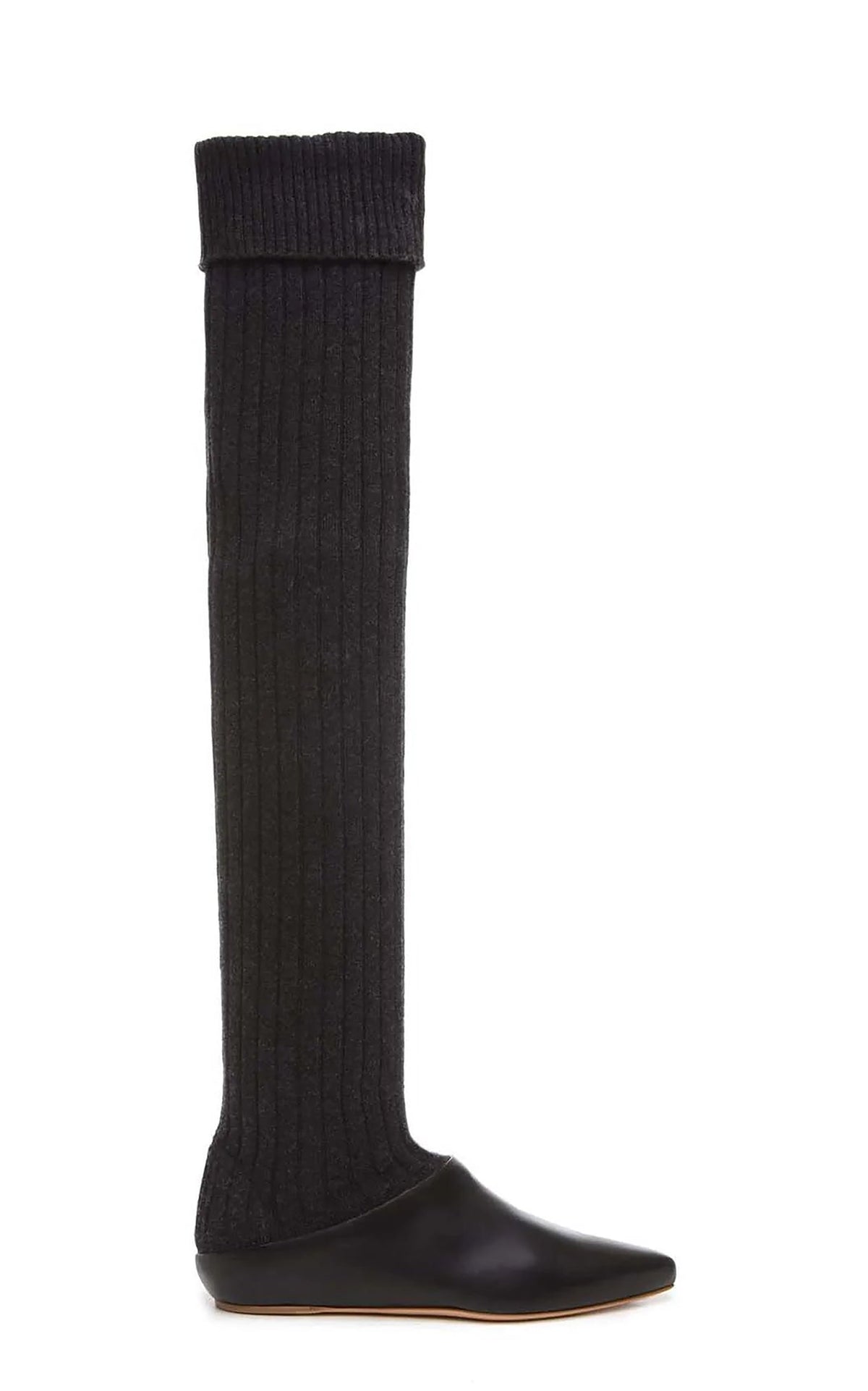 Jimena en noir lamb cuir