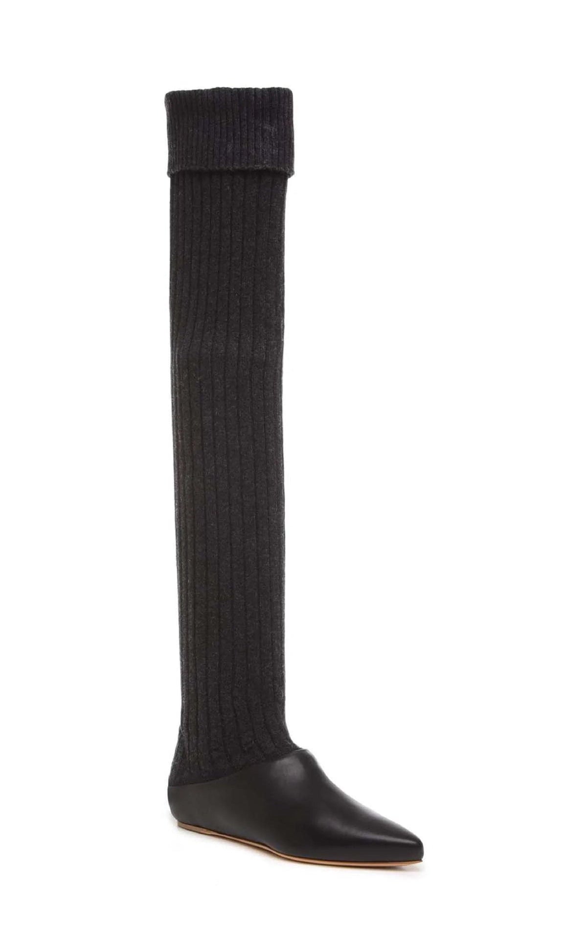 Jimena en noir lamb cuir
