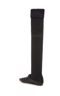 Jimena en noir lamb cuir