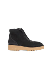Black / Bottines Tyga en peau lainée - Black