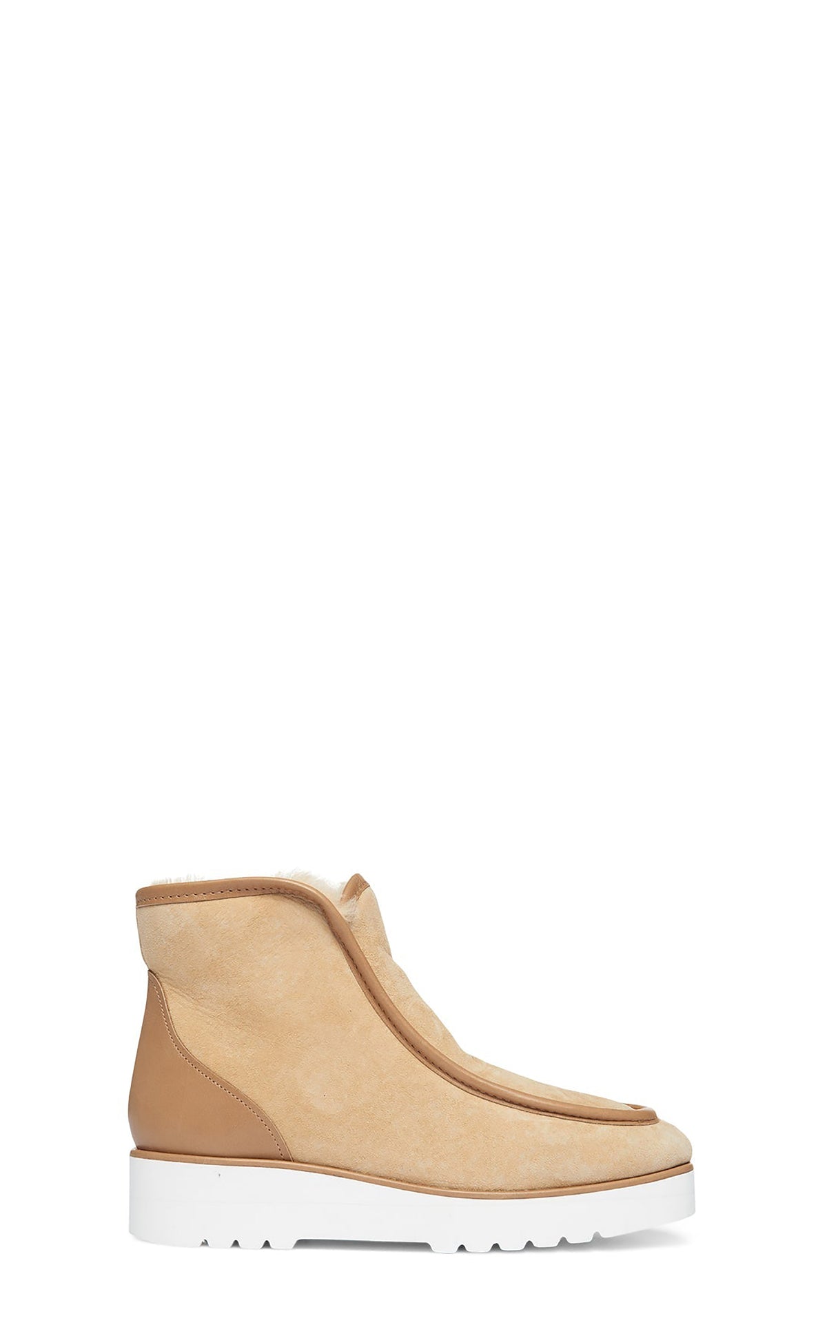Tyga Boot en camel shearling