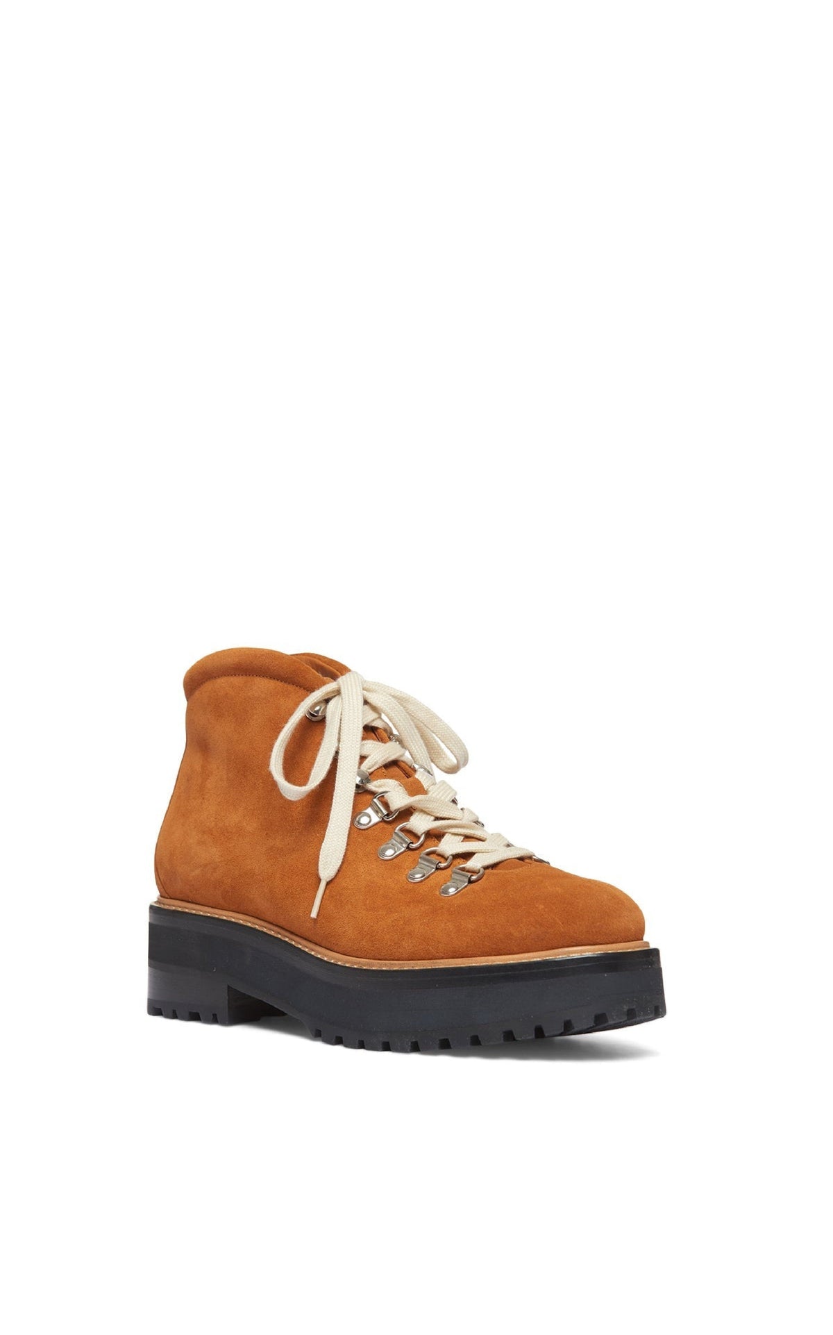 Cashew / Bottines Kash 50 avec shearling en cuir - Cashew