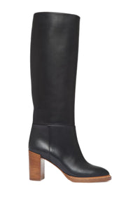 Black / Bottes à talons Bocca 100 en cuir - Black