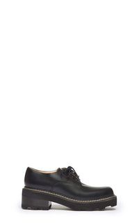 Tera Brogue en noir calf