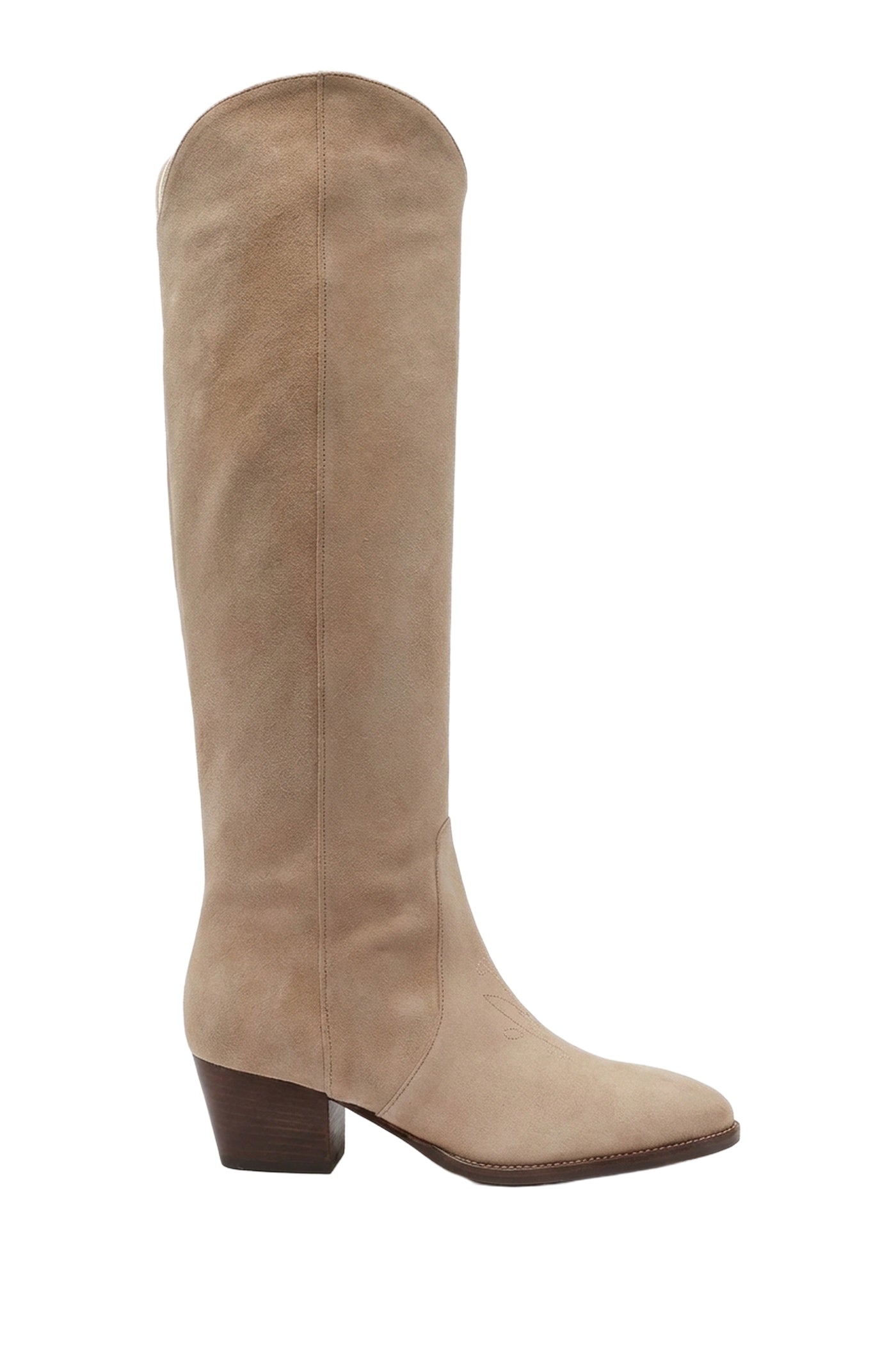 Bottes Kinks en cuir - Beige