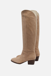 Bottes Kinks en cuir - Beige