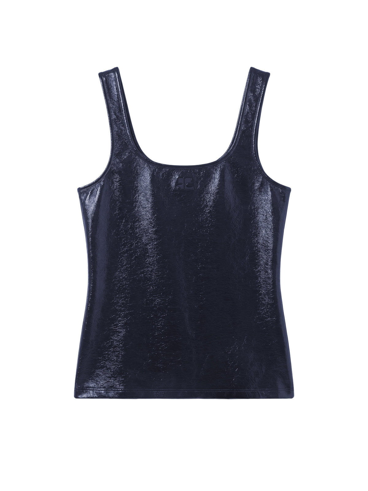 Debardeuren vinyle et maille - Black