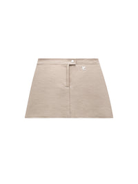 Jupe iconique en vinyle - Mastic Grey