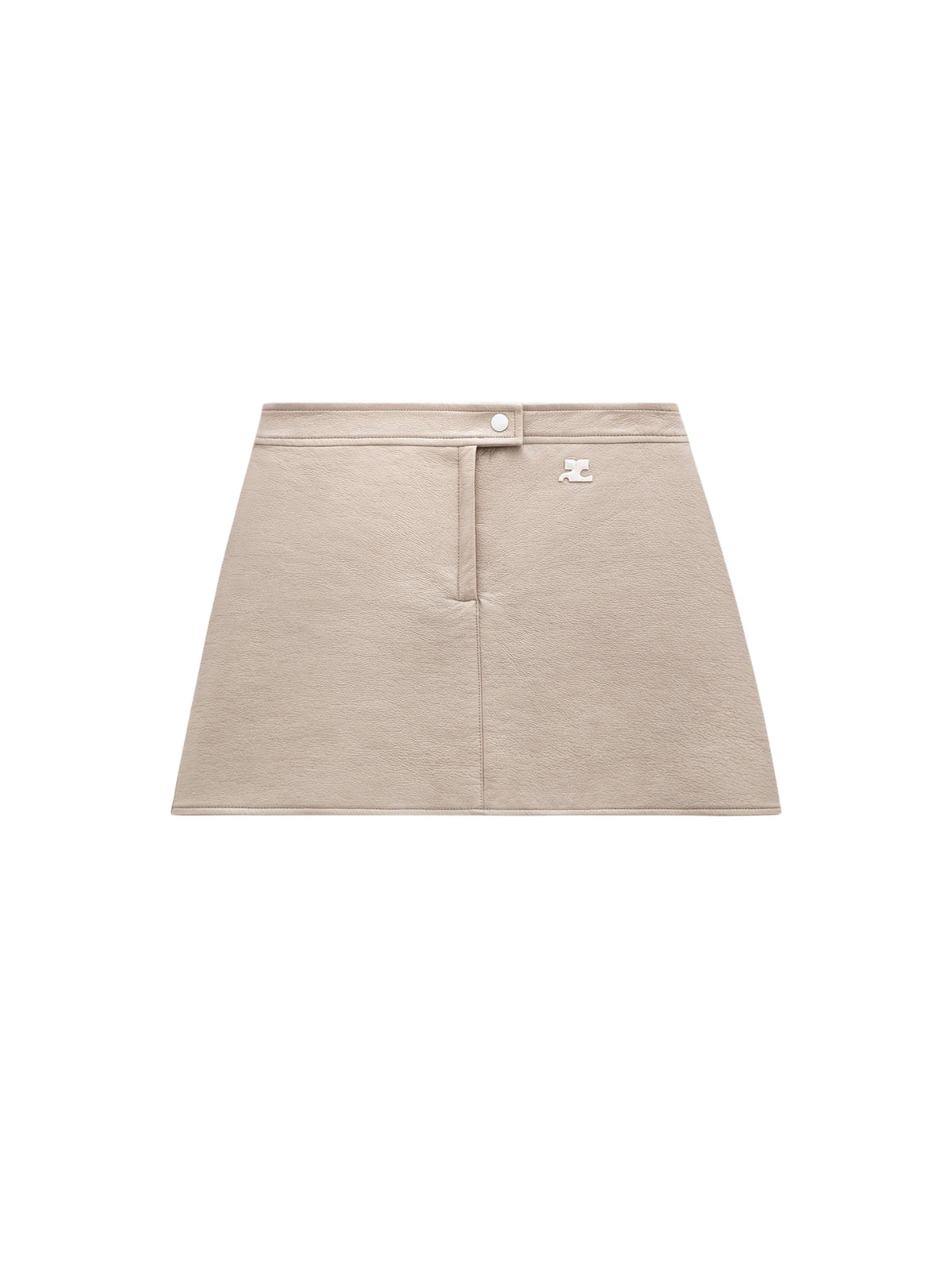 Jupe iconique en vinyle - Mastic Grey